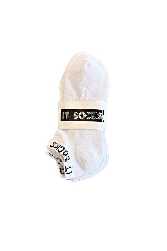IT SOCKS Sporty Series – White Ankle Socks Female