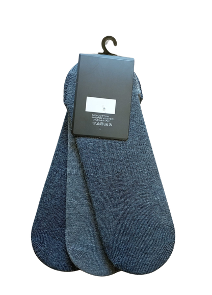 Dark gray-gray-dark gray invisible socks