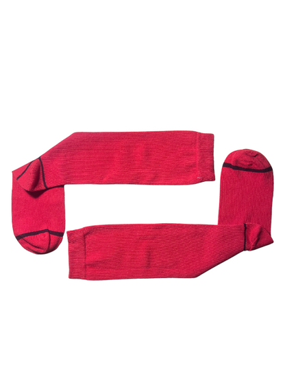 Red knee socks