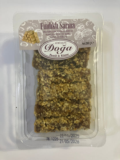 Hazelnut-Covered Pestil Roll