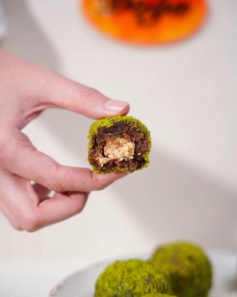 Pistachio-Covered Pestil Bites