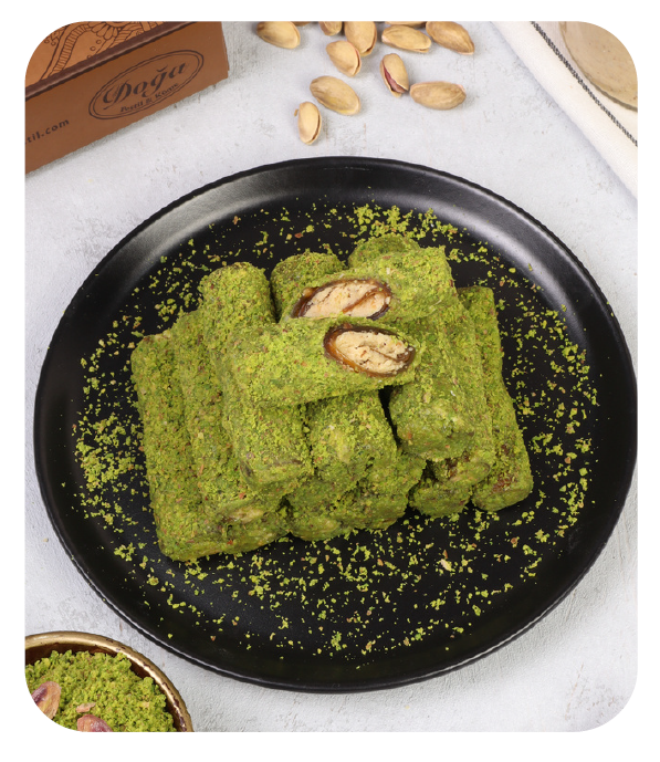 Kadayif - Pistachios Mix Pestil Roll